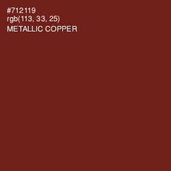 #712119 - Metallic Copper Color Image